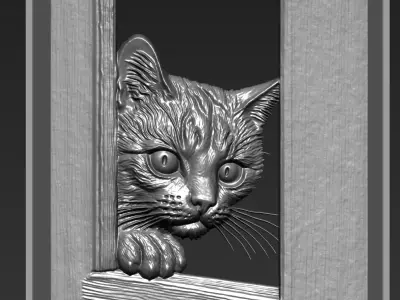 Cat A3 3D print model