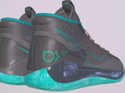 NIKE BASKETBALL SHOES PBR Low-poly 3D model