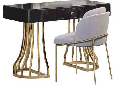 Designer Desk LaLume PS00104  3D model