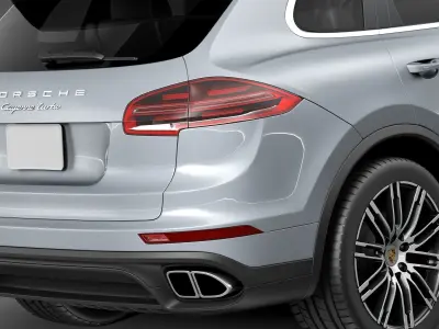 Porsche Cayenne Turbo 2015 3D model