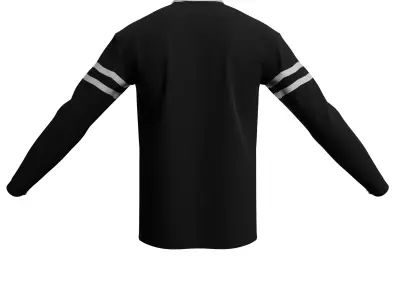 track jacket Low-poly 3D model