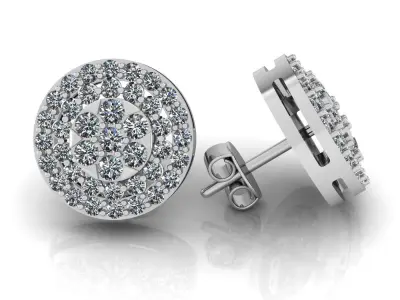 Stone Earring  3D print model