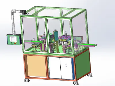 Electronic terminal group installation machine 3D model