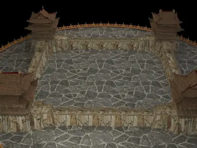 chinese ancient house   3D model