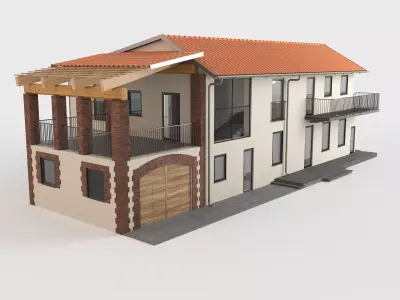  Vacation home Free 3D model