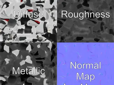 Futuristic Flying Car Taxi Concept Model Low-poly 3D model