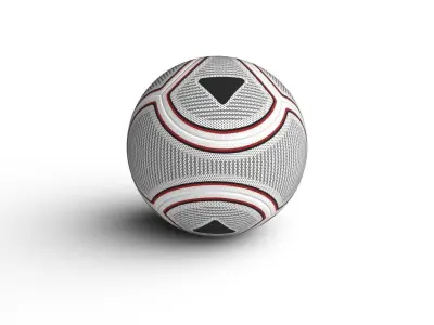 Soccer Ball M04 Low-poly 3D model