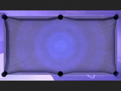 Billiard Table Low-poly 3D model