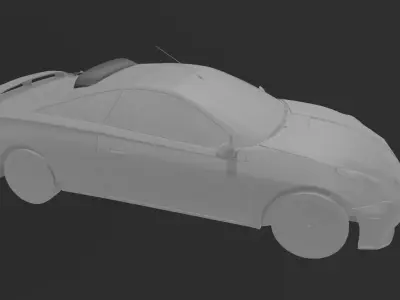 Toyota Celilca 2002 - Roof Spoiler 3D print model