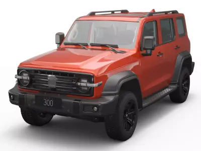 2024 GWM Tank 300 With Interior 3D model