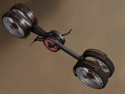 Modulator - cyberpunk Electric motorbike 3D model