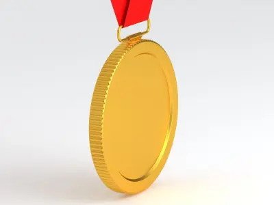 Gold Medal 3D model