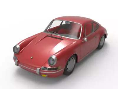 1964 Porsche 911  3D model