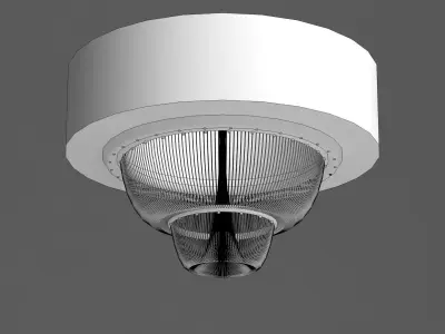  Crystal Chandelier with Ring  3D model