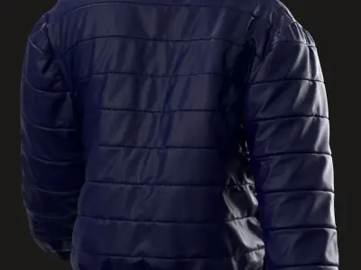 Mens Puffer Jacket 2 3D model