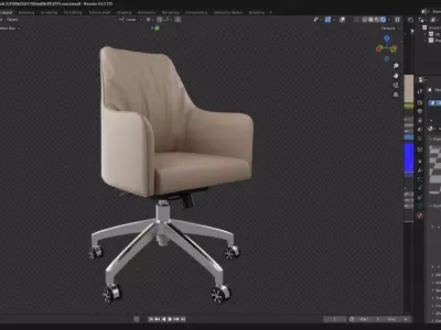 OFFICE CHAIR 09 3D model purchase