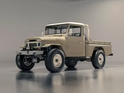 Toyota FJ45 Restomod Vintage Style 3D model