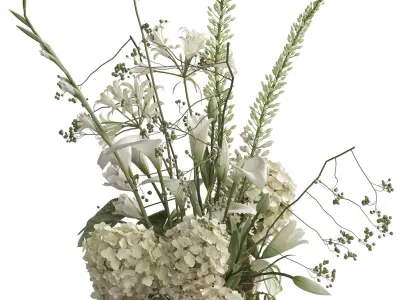 Flower In Vase 77 3D model