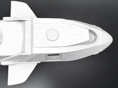Shuttlepod Enterprise nx01 Scale model  3D print model