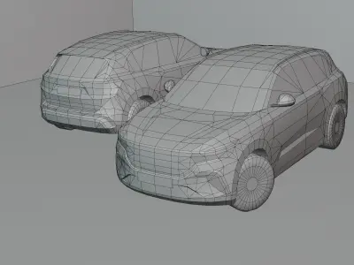 2023 TOGG T10X Low-poly 3D model