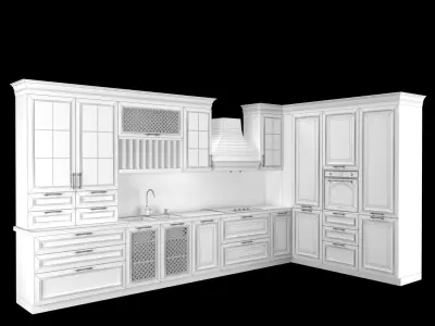 Classic Kitchen 3D model