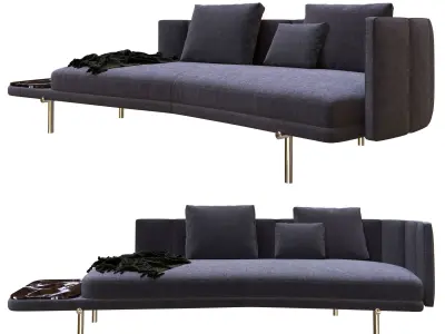 Minotti Torii sofa 3D model