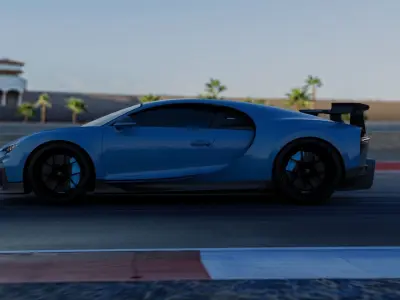 bugatti chiron Pur sport 3D model