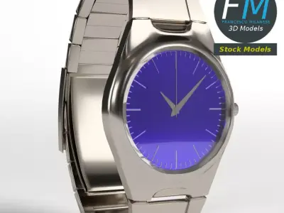 Wrist watch 3D model