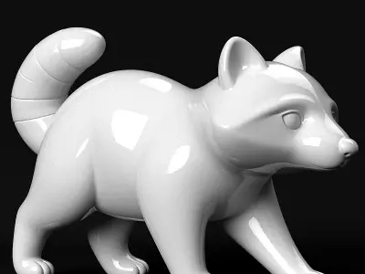 Raccoon 3D print model