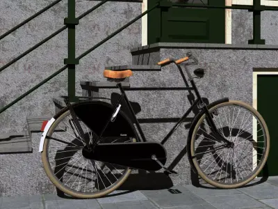 bicycle 2 vintage 3D model