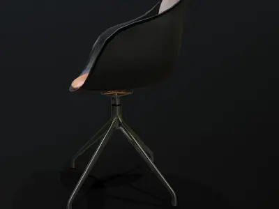 Adelaide Chair Lowpoly  Low-poly 3D model