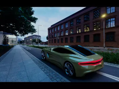 Aston Martin concept car 3D model