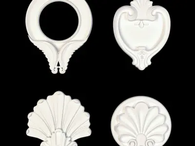  Ornaments - Pack 02 3D model