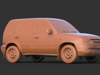 Niva  2010 3D print model