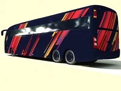 Dark Bus 8 3D model