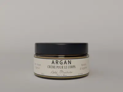 Cosmetics Collection bottle of argan fragrance 3D model