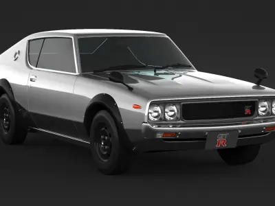 Nissan Skyline GT-R KPGC110 3D model
