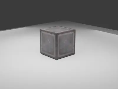 Netherite Block minecraft 3d  Model 3D model