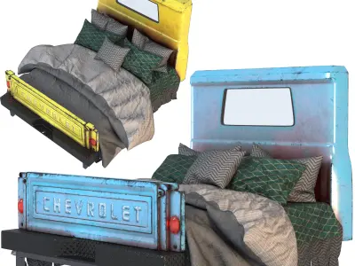 car bed 3D model