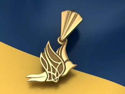 Ukrainian Trident  3D print model