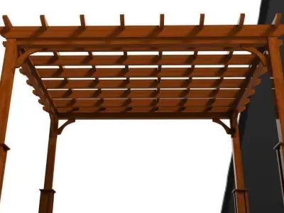 Cherry Pergola 3D model