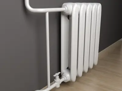 Home radiator 3D model