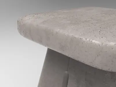 Gob Stool Low-poly 3D model