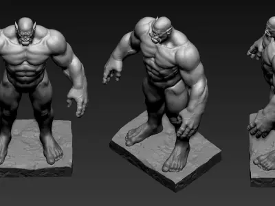 Orc Anatomy 3D print model