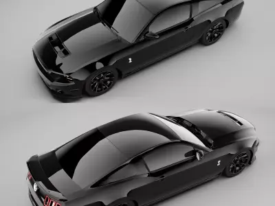 2013 Frod Mustang Shelby GT500 3D model