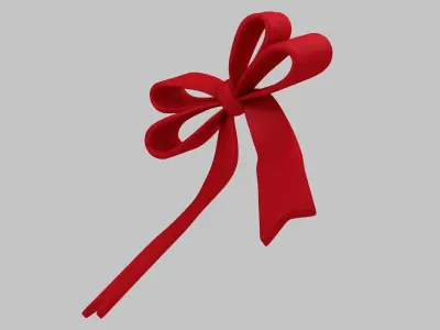 Xmas ribbon 3D model