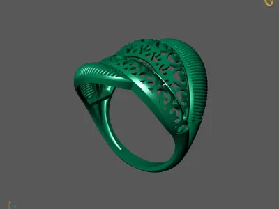 Women Plain Ring Ready STL Models Womens Ring 3d models 3D print model 18