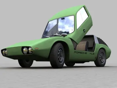 PORSCHE 911 HLS 1967 3D model
