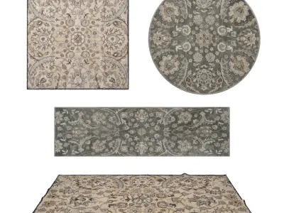 Rugs No 368 Low-poly 3D model