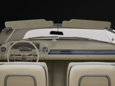 Cadillac 1959 Eldorado Pink PBR 3D Model 3D model